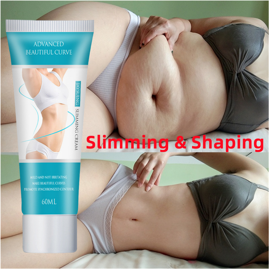 [100% Original ] Slimming Cream Krim Pelangsing Krim Pelangsing Pembakar Lemak Krim Selulit Slimming Cream Melembabkan dan Mengencangkan Krim Penurunan berat badan 60g