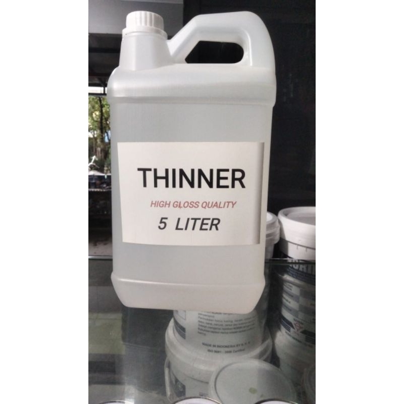 Thinner Tinner Tiner Thiner ecer 5  Liter High Gloss Quality Khusus Gosend Grab Instant