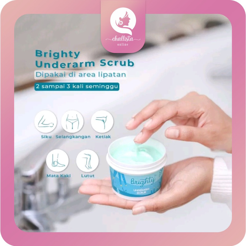 Brighty Underarm Scrub microscrub pencerah ketiak