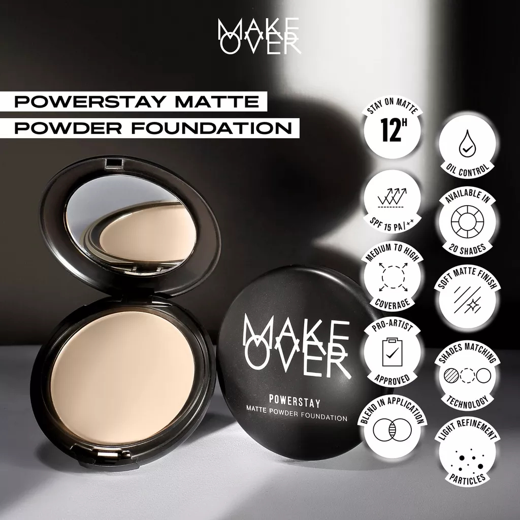 Make Over Powerstay Matte Powder Foundation | Bedak Padat