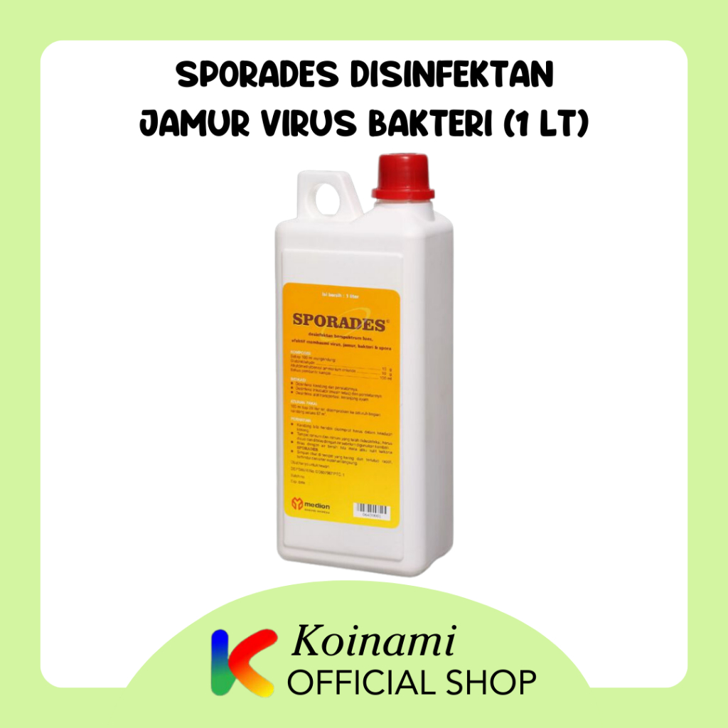 SPORADES DISINFEKTAN JAMUR VIRUS BAKTERI SPORA / MEDION