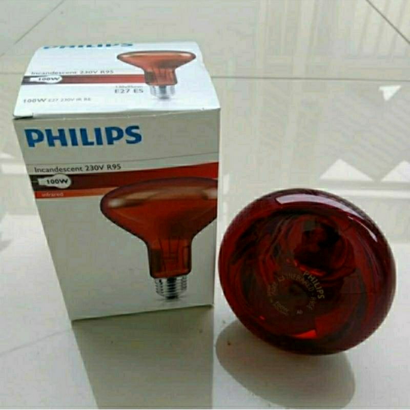 Lampu terapi infrared / Tiang lampu buat 100W / Tiang lampu buat 150W / Bohlam Infra Merah Terapi Kesehatan 100W &amp; 150w infra red Philips