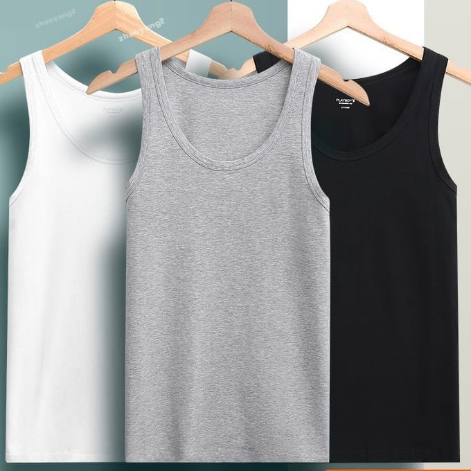 Singlet Pria Dewasa Kaos Tanpa Lengan Dewasa Baju Dalaman Tanpa Lengan Cowok