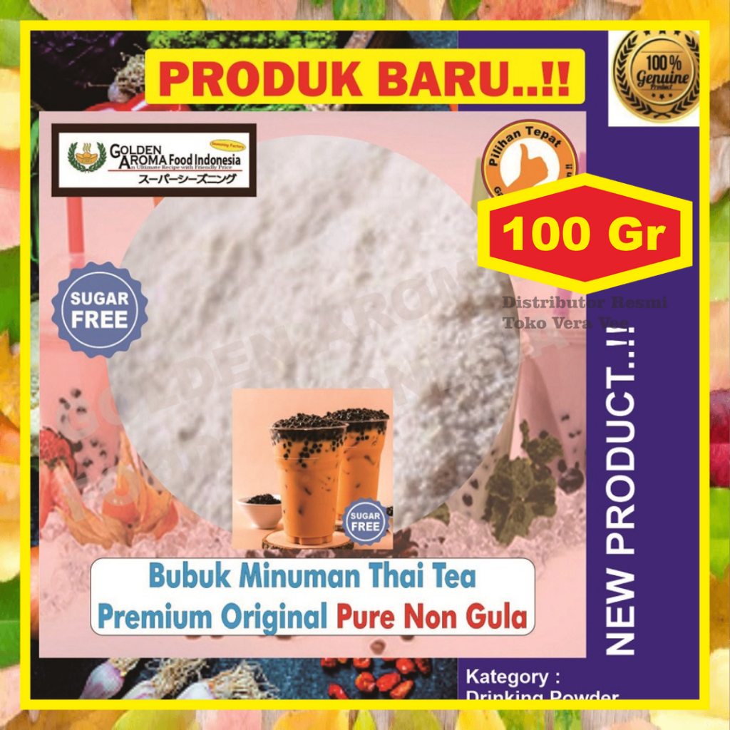 

Bubuk Minuman Rasa Thai Tea Premium Original Non Gula 100 Gr Minuman Powder Thai Tea Preium Non Gula Bisa Kiloan Drinking Powder Kekinian Boba Aneka Instan Murah Enak Terbaik Halal Premium Distributor Toko