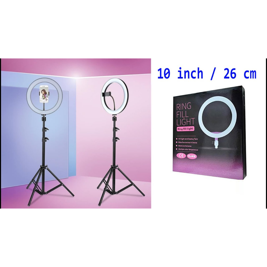 Ringlight 26cm Led 16cm 20cm 26cm Lampu Ringlight Tripod Multi Live