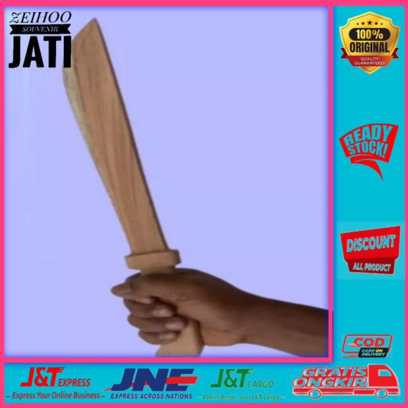 Golok / pedang kayu jati IPSI