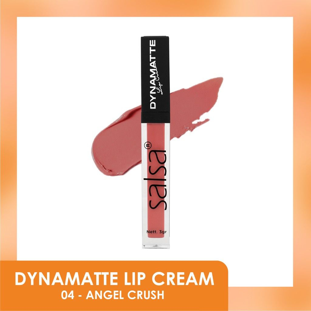 `ღ´ PHINKL `ღ´  Salsa DYNAMATTE Lip Cream mattee hasil kering tidak transfer tahan lama