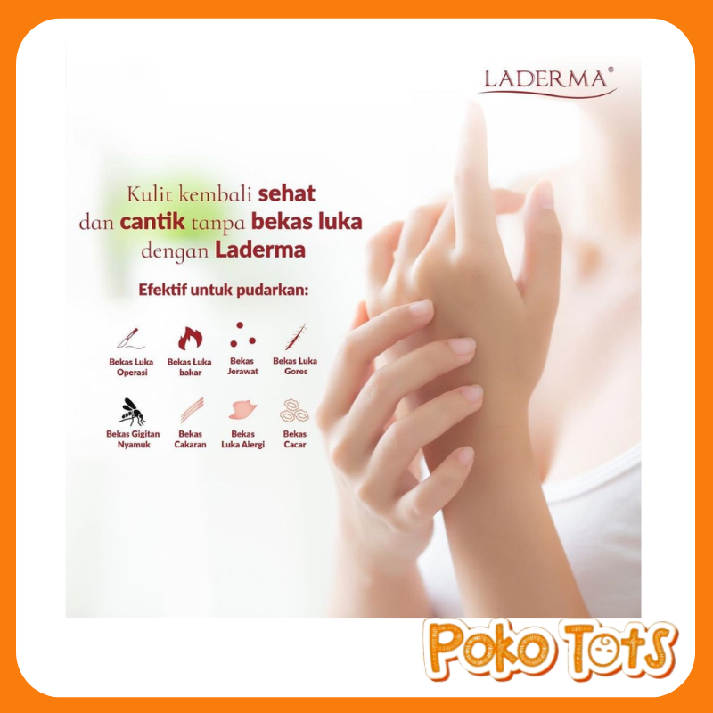 Laderma Scar Repair Cream 8ml Krim Pemudar Bekas Luka