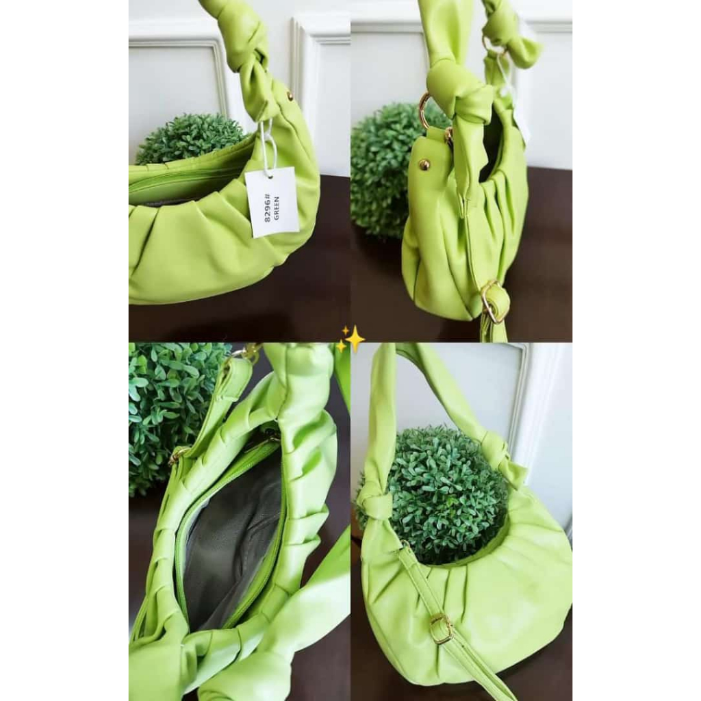 (PINK_IMP) New Import Tas Wanita Shoulder / Sling Ready 5 Warna . Bahan Kulit . Premium