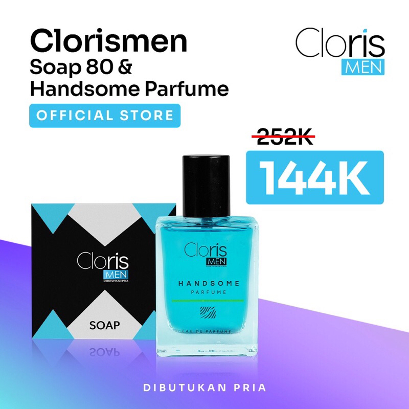 Clorismen Paket Soap 80gr + Handsome parfume