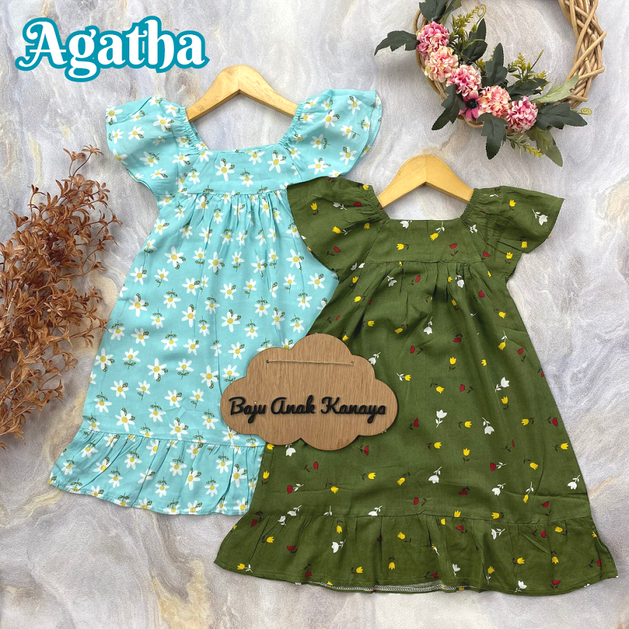 1-6TH DRESS ANAK AGATHA BAJU ANAK PEREMPUAN