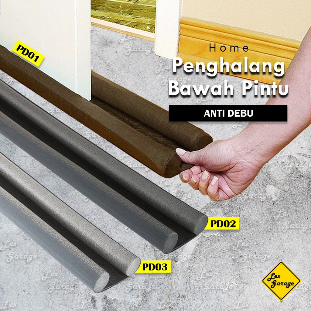 Door Seal Karet Busa Penutup Celah Bawah Pintu Sekat Pembatas