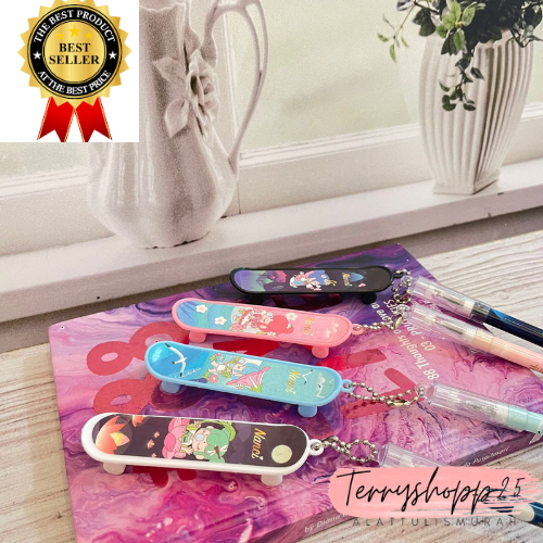 

Pulpen Gel Gantungan MiniAtur Skateboard Mini Motif Nancy Cewe Cute Pen Kekinian Bisa Cod