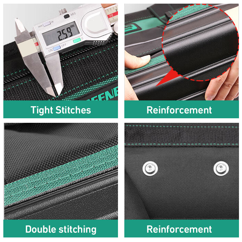 Toolbag 13/18 inch Kain Oxford Tebal Tas Alat Perkakas Kuat Tas Perkakas Toolkit Toolbox