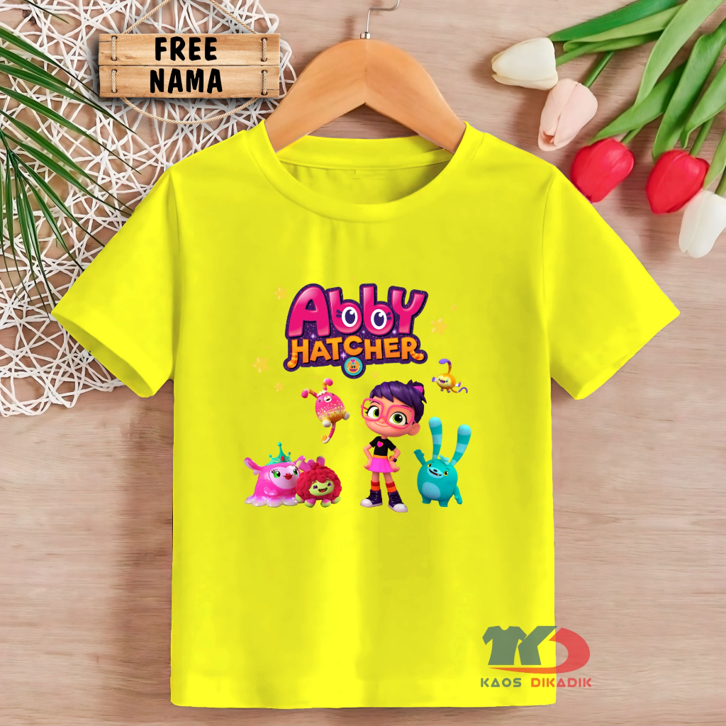Baju Kaos Anak Perempuan Abby Hatcher Terbaru Bahan Premium