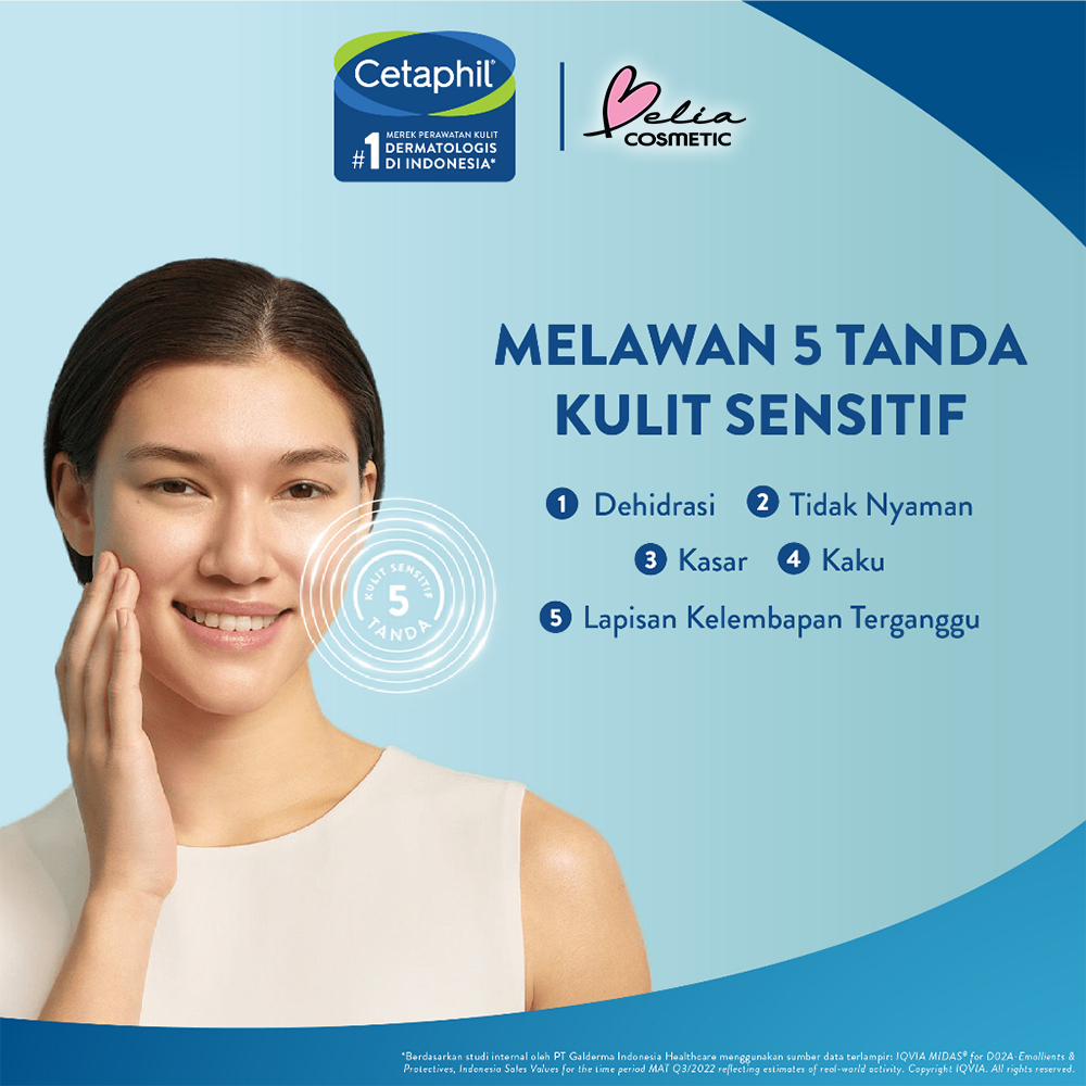 ❤ BELIA ❤ CETAPHIL Moisturizing Lotion 200ml for Protects skin from 48 hours | Pelembab Perawatan Tubuh untuk Semua Jenis Kulit