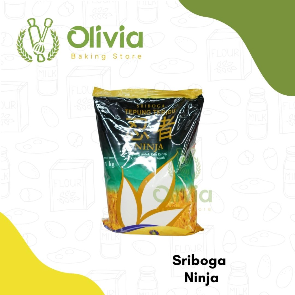 

Tepung Terigu Sriboga Ninja Super Premium 1 Kg
