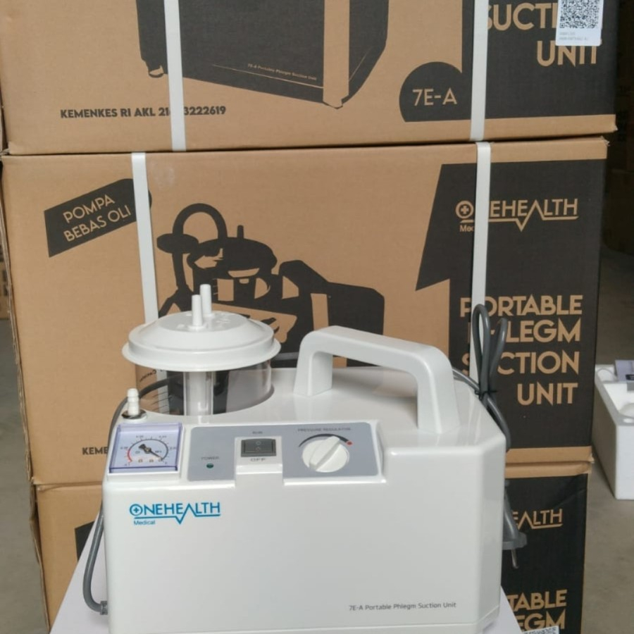 SUCTION PUMP Portable ONEHEALTH 7E-A / Alat Penyedot Dahak dan Lendir