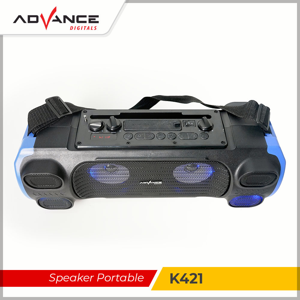 Advance Speaker BLUETOOTH K421 + FREE MIC Garansi 1 Tahun