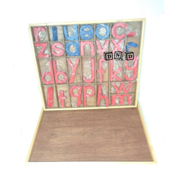 

Unik Mainan Edukasi Anak Montessori Movable Alphabet Huruf Kecil Jumbo Kayu Diskon