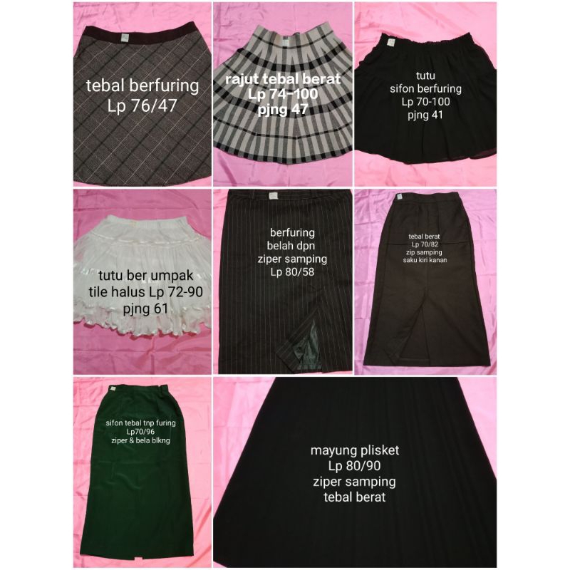 rok pl mini- sedang- panjang