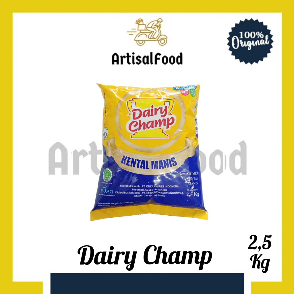 

DAIRY CHAMP KENTAL MANIS 2.5 KG susu skm