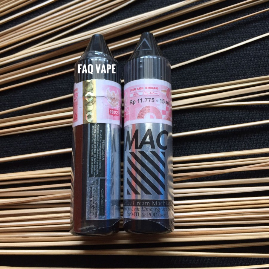 Cukai 2022 MAC Coffee Cream Macciato 15ml - Liquid MTL By Everybody .FAQ