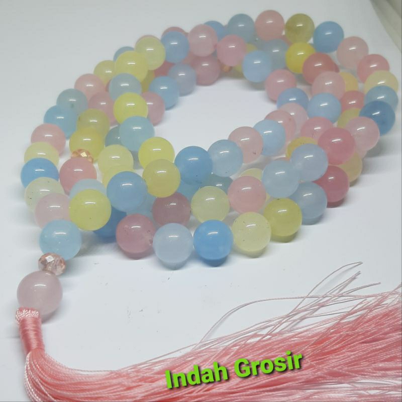 Tasbih batu morganet 12mm 99butir original
