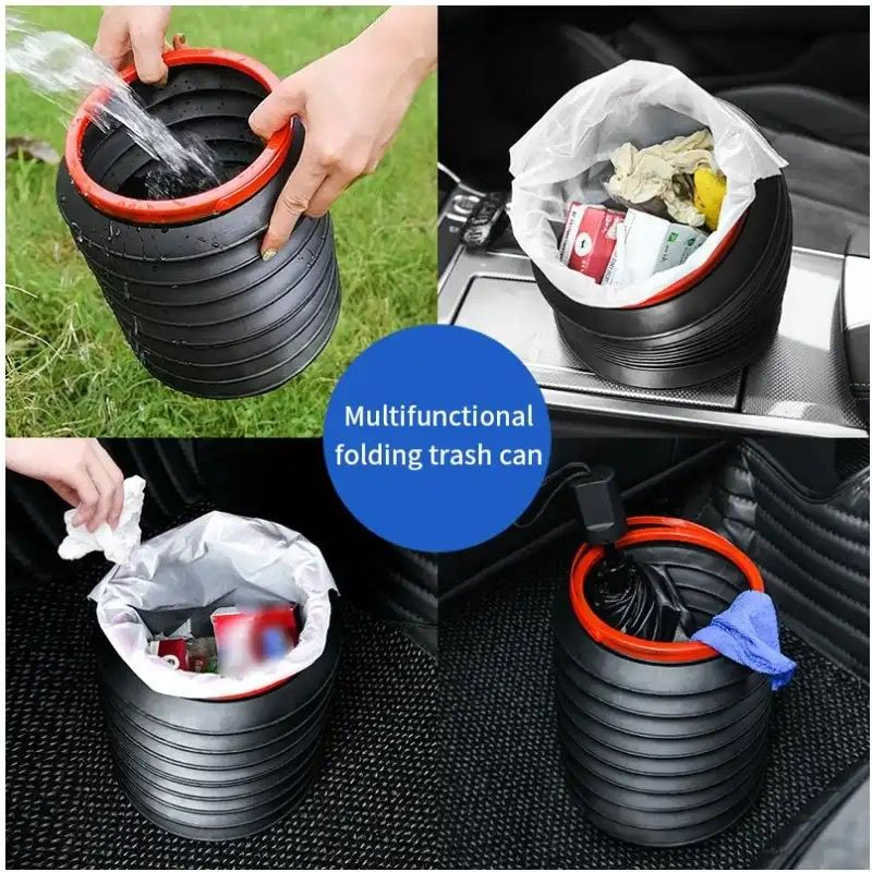 Tempat Sampah Lipat Mobil Serba Guna Car Multi Function Foldable Storage Murah Trash Bin Kotak Tong Sampah Minimalis Multi Fungsi Serbaguna Car Dustbin Magic Container Payung