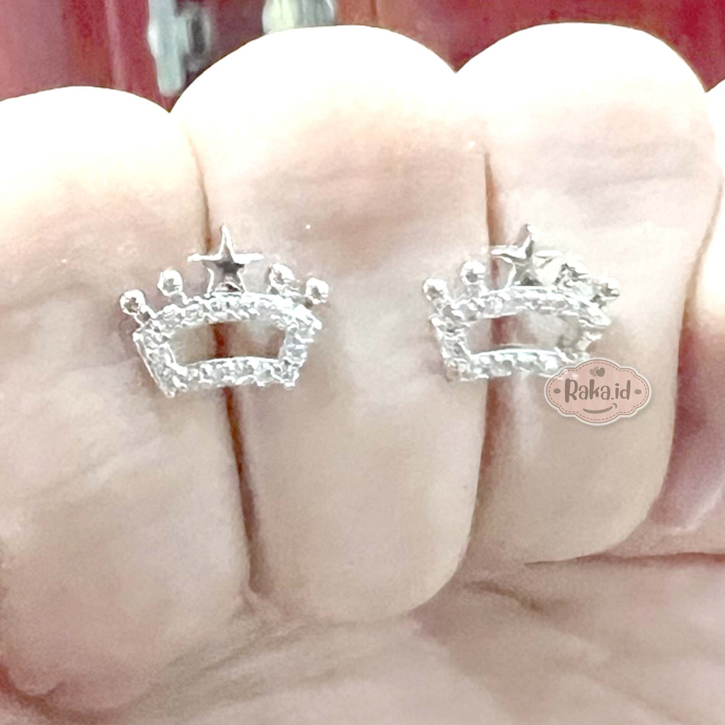 Anting Korean Style Anting Anti Karat Anting Tusuk Motif Mahkota 1312