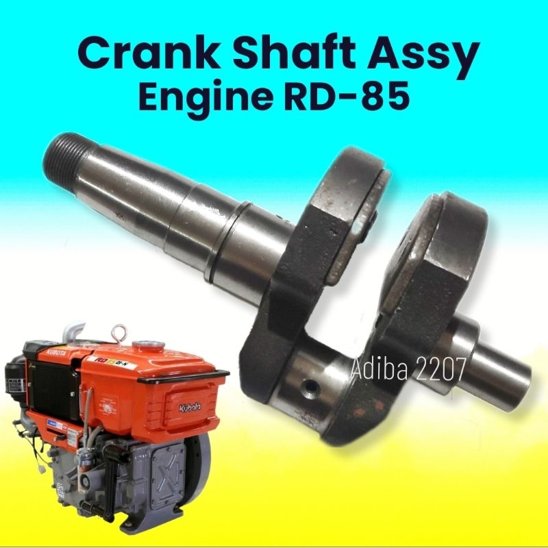 As kruk/kro as bandul stang piston mesin disel solar kubota RD-85 / Crankshaft crank shaft diesel RD