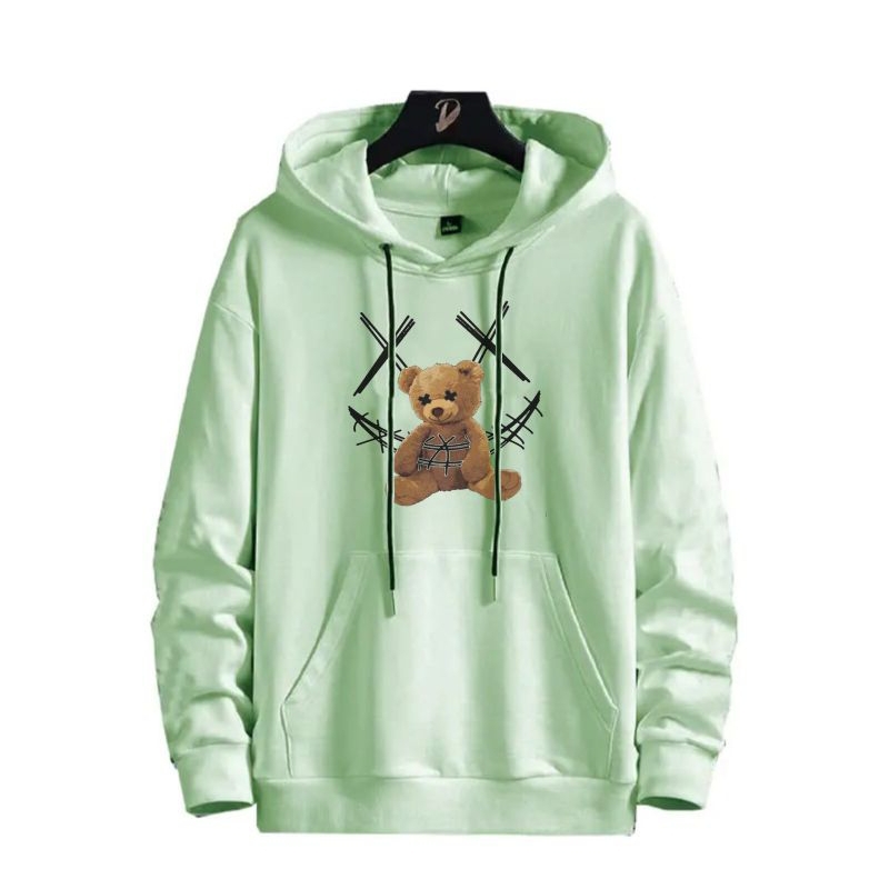 Hoodie pria Hoodi Emot Bear Hoodi jacket dewasa sablon sweater