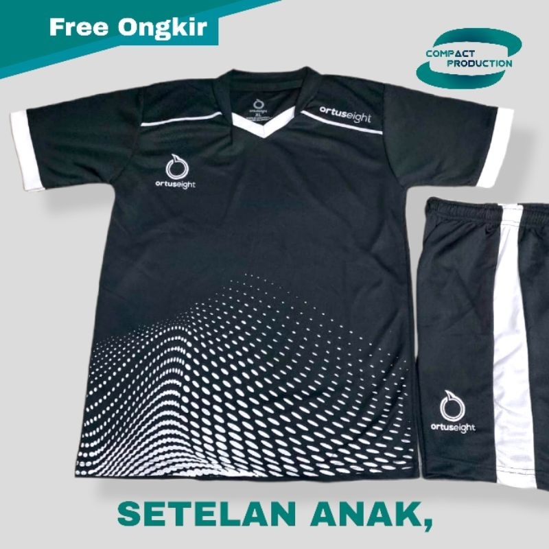 Baju setelan olahraga anak anak usia 6 - 14 tahun baju jersey olahraga sepak bola futsal voly tenis badminton volly bulu tangkis