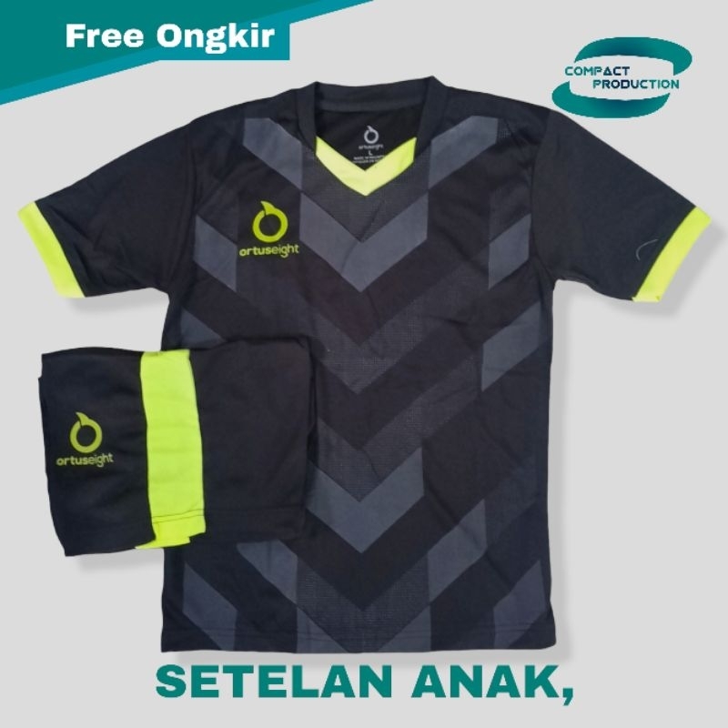 Baju setelan olahraga anak anak usia 6 - 14 tahun baju jersey olahraga sepak bola futsal voly tenis badminton volly bulu tangkis