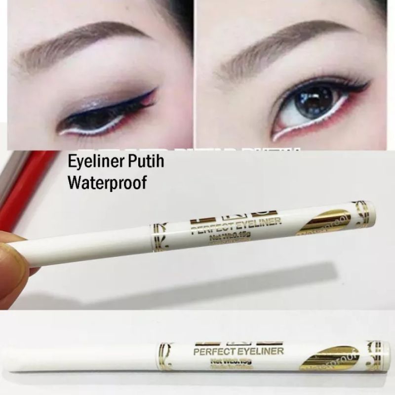 Eyeliner Pensil Putih Waterproof / Eyeliner Putih Putar / Eyeliner Putih Murah