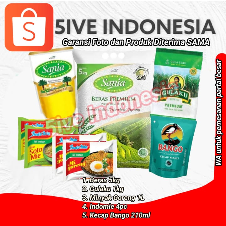 

Paket Sembako Hemat / Paket Sembako BERAS Parcel Gift Hampers 2