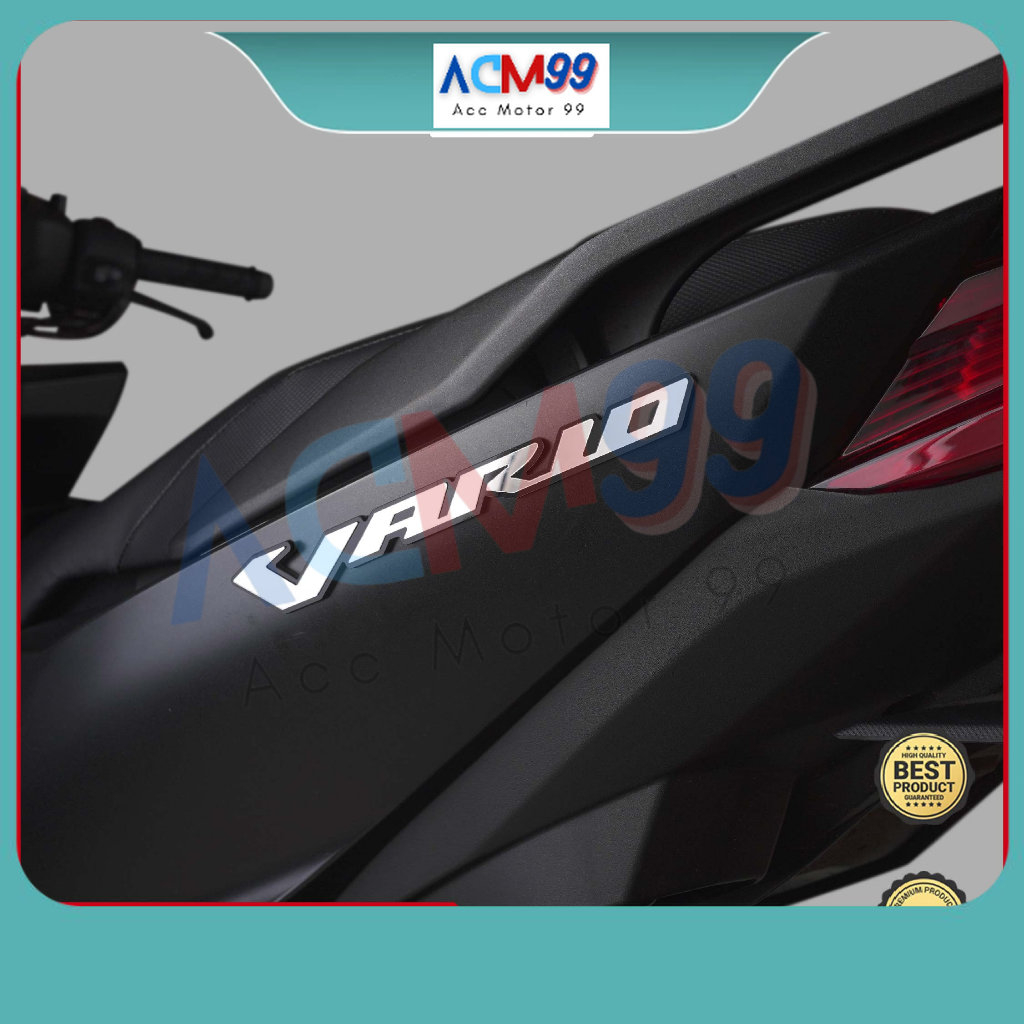 2pcs Emblem timbul logo VARIO garnish Vario 3D timbul akrilik