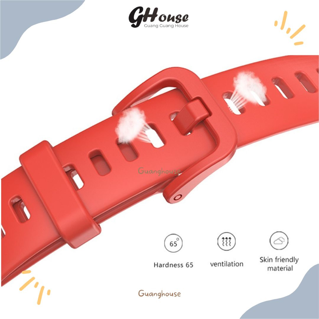 Strap Huawei Band 8 Polos Tali Huawei Band 8 Silicone Polos Warna