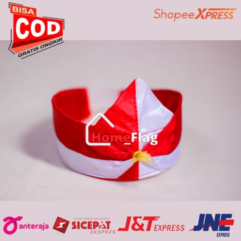 IKAT KEPALA MERAH PUTIH/BLANGKON MERAH PUTIH