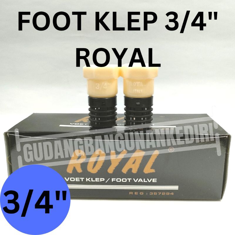 [PROMO] Foot valve foot klep voot valve voot klep voet Klep Tusen Klep 3/4 inch ROYAL