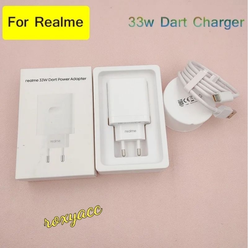 CHARGER REALME 33W / 33 WATT DART FAST CHARGING