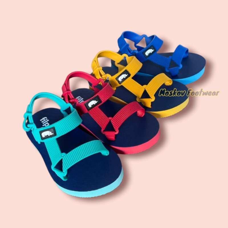 Sandal Munims Kids Baby Tali Sendal Anak Laki Laki Perempuan Mix Yellow