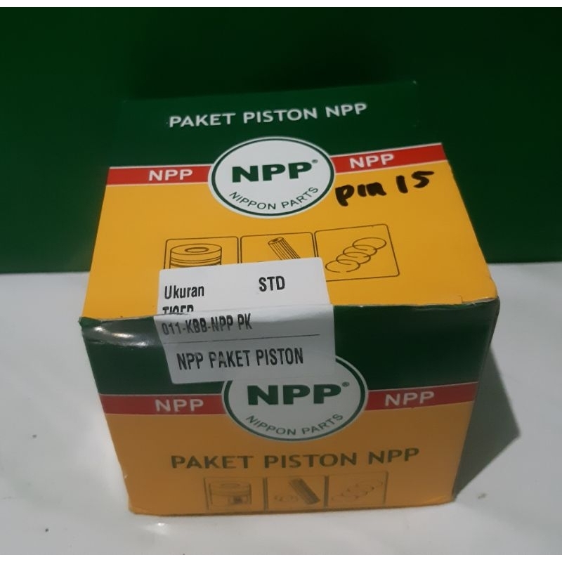 piston seker seher tiger NPP set ring piston kit NPP TIGER STD