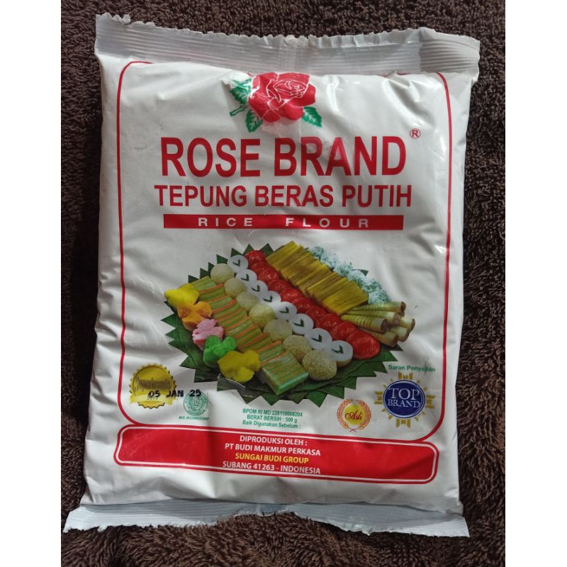 

Tepung Beras Putih Rose Brand 500gr