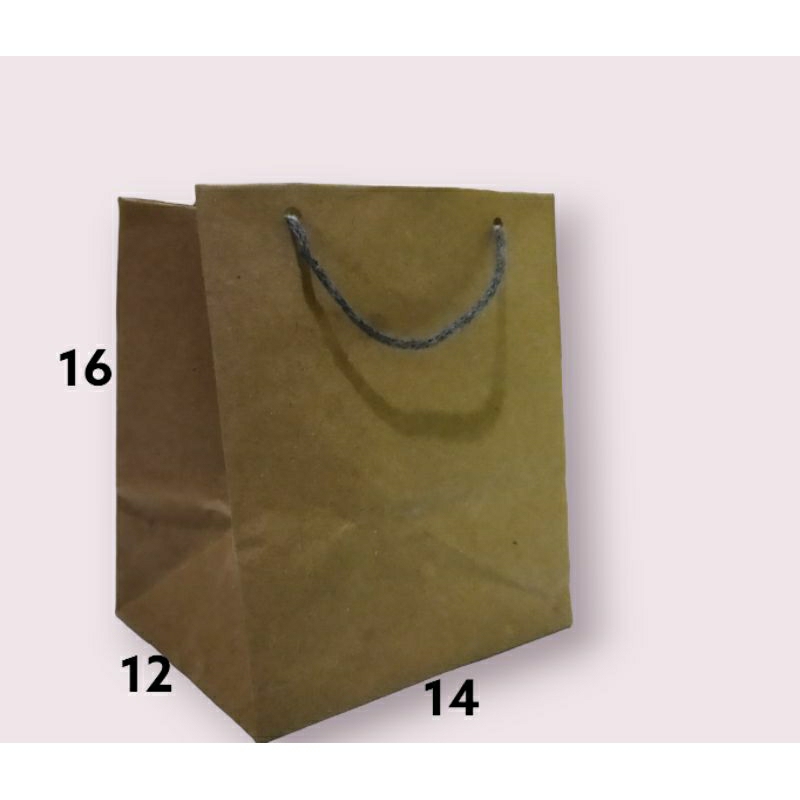 

Tas kertas Uk 16x12x14 (Donat polos)