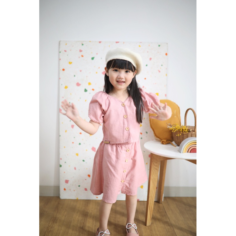 LINSKY BABY - Lova Skirt Set Setelan Anak Perempuan Korean Looks