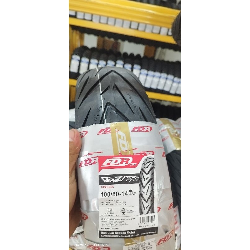 FDR TL GENZI PRO 100/80-14