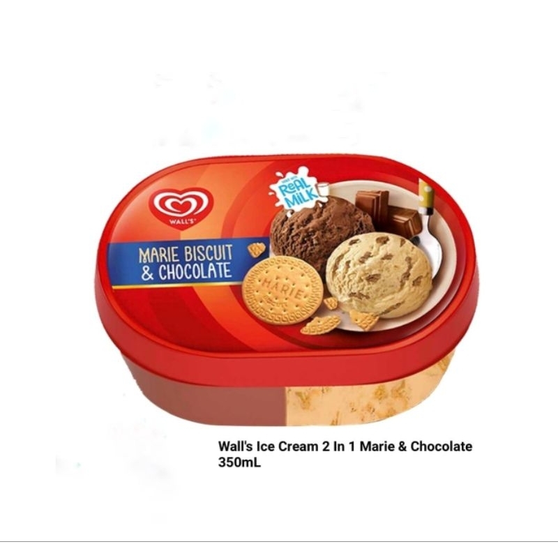 

ES KRIM WALLS MARIE BISCUIT & CHOCOLATE 350 ML