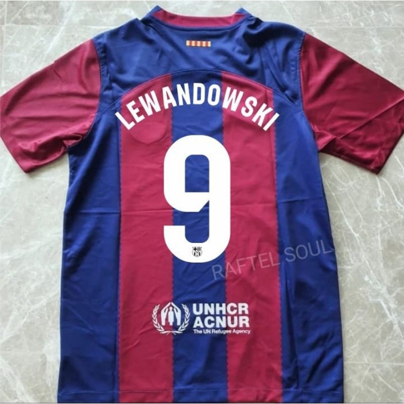 JERSEY BAJU BOLA BARCELONA BARCA HOME 2023/2024 GRADE ORI