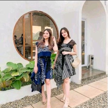 Dress tenun - Dress kondangan - Dress ivory - Kain etnik - Tenun Troso